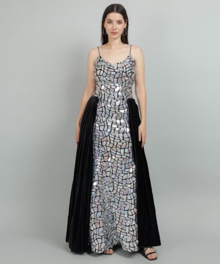 Velvet Cocktail Gown