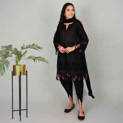 Black Kurta Suit