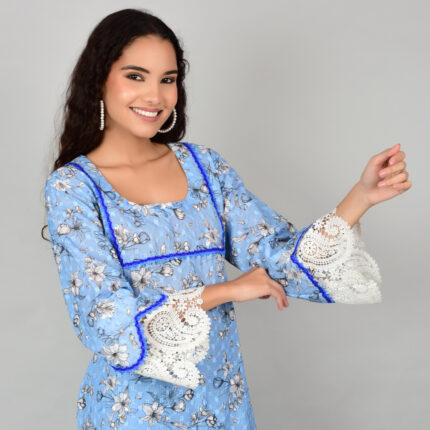 Stylish Blue Kameez