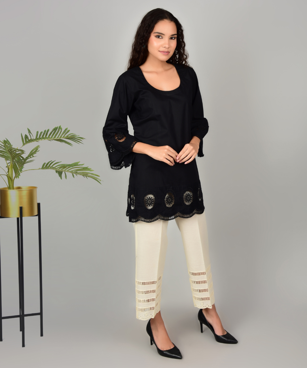 Black& white co-Ord set Black & White Co-Ord Outfit