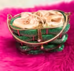 Emerald Gemstone Clutch